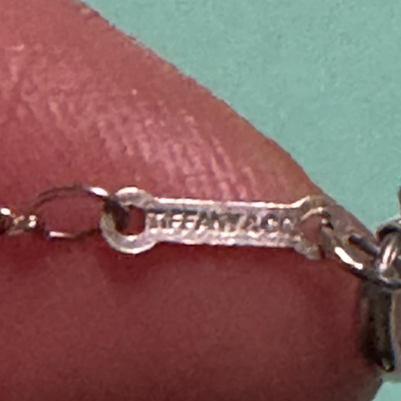 Tiffany & co 3 open heart necklace 925 - Picture 3 of 6